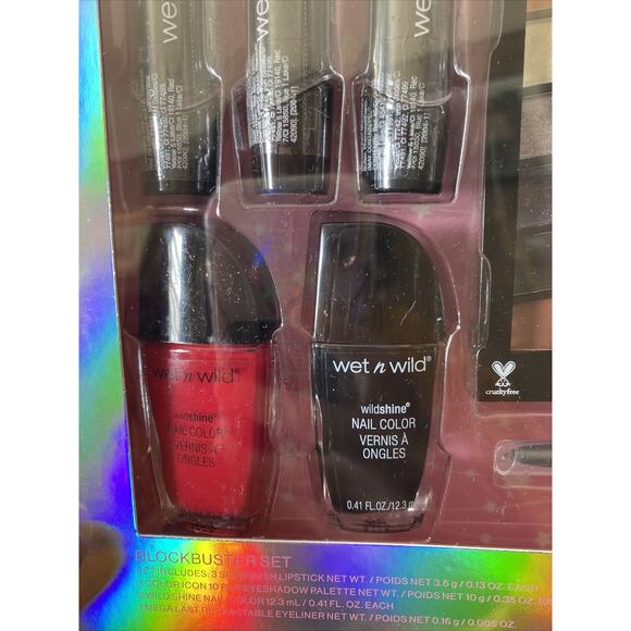 Wet n Wild Glam Wonderland Blockbuster Gift Set, 8 Pieces, NEW Red Free Ship - Picture 6 of 9